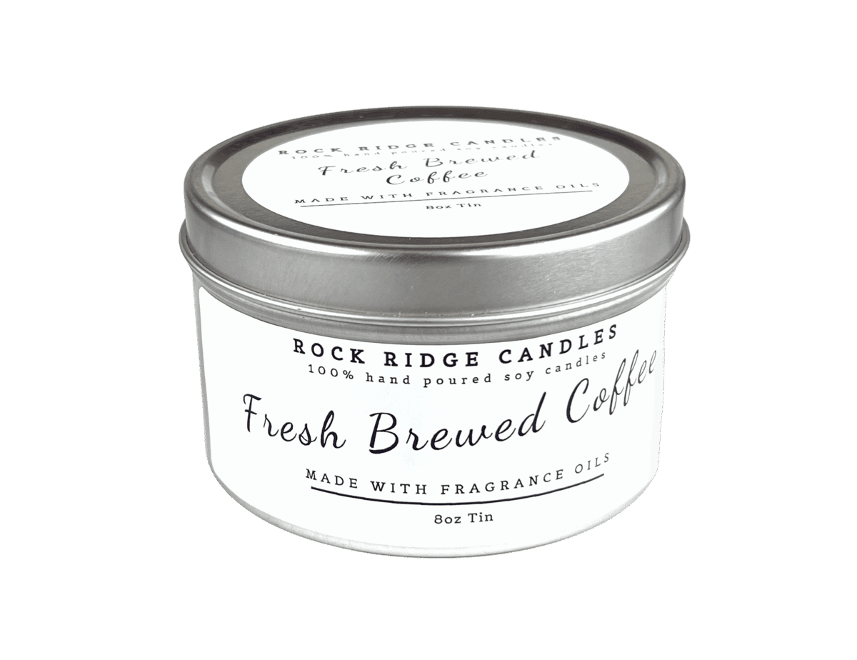 Fresh Brewed Coffee 8oz Soy Candle