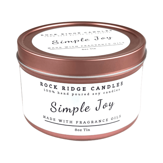 Simple Joy 8oz soy wax candle