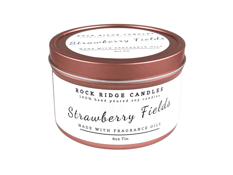 Strawberry Fields 8oz Soy candle