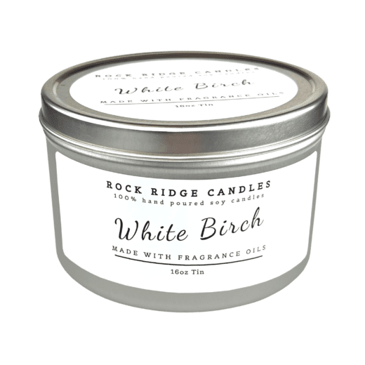 White Birch 16oz Soy Candle