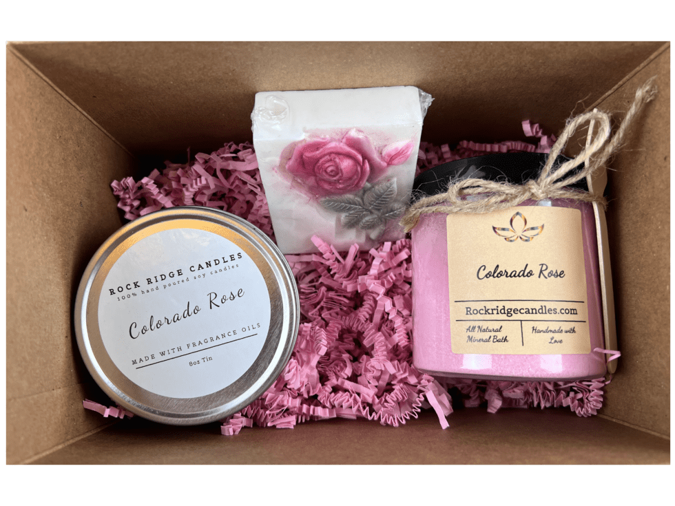 Colorado Rose Mothers Day Gift Set Inside