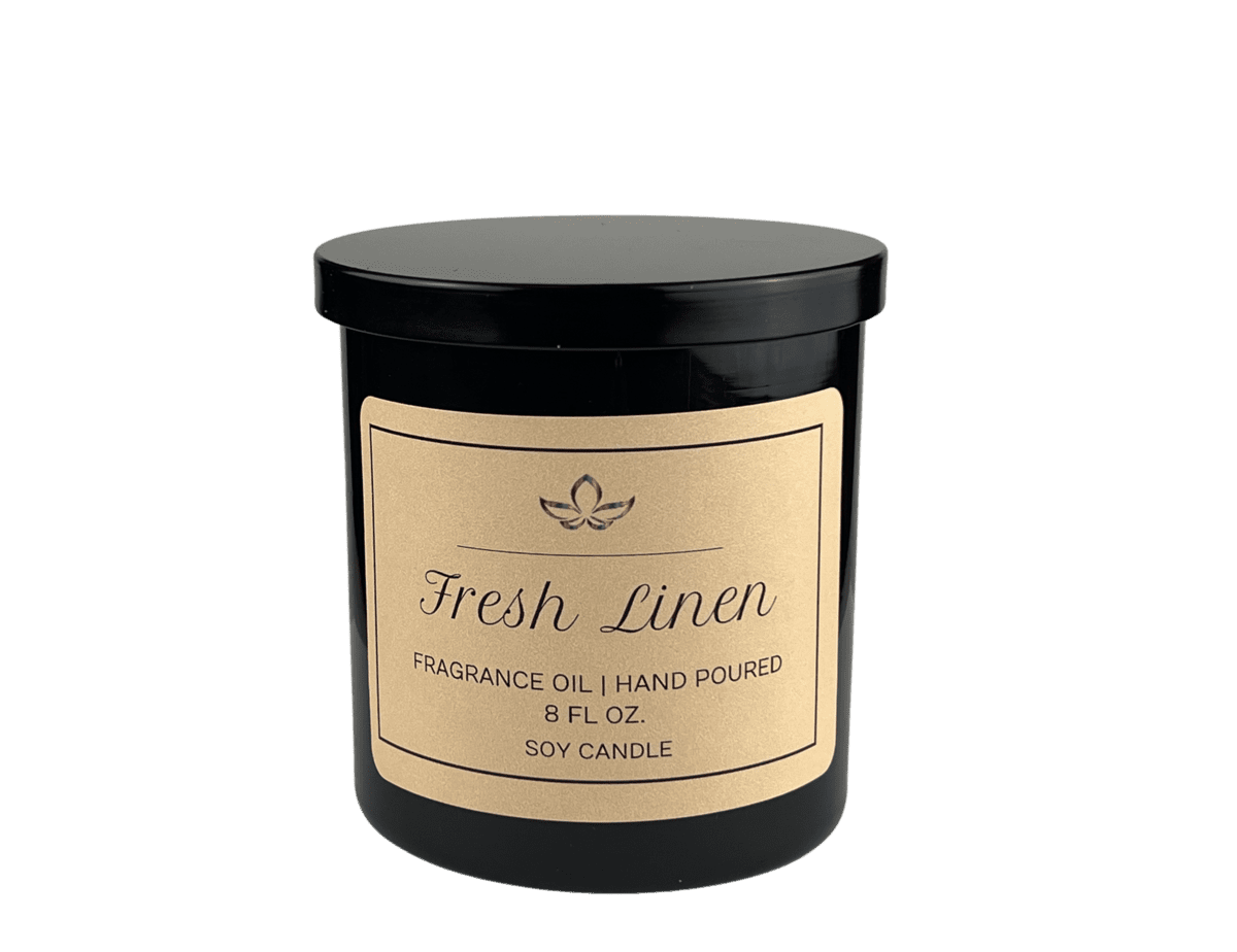 Fresh Linen Luxury Soy Candle