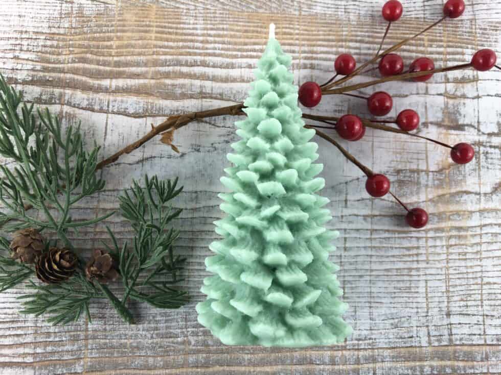 Soy candle green Christmas tree