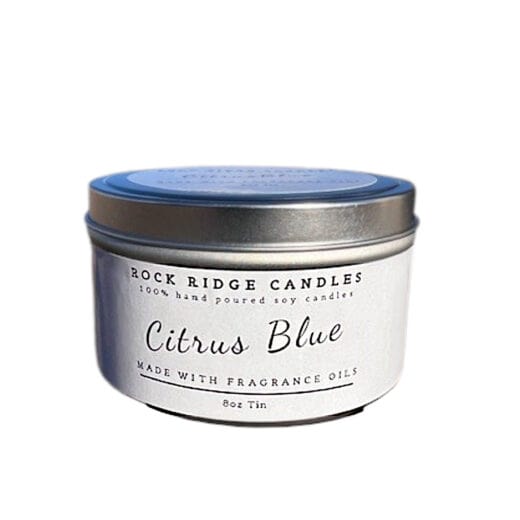 Citrus Blue Soy Wax Candle